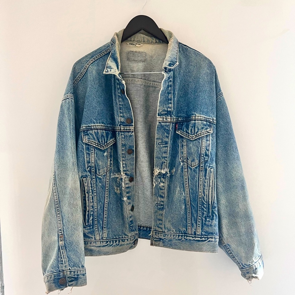 Vintage Levi’s Type III Denim Trucker Jacket – Rare size XL – Made in USA (1988)